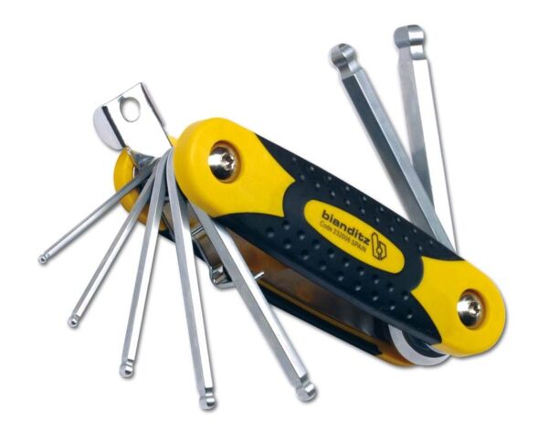 Set di chiavi esagonali pieghevole Bianditz 7pcs 2,5-3-4-5-6-8-10mm