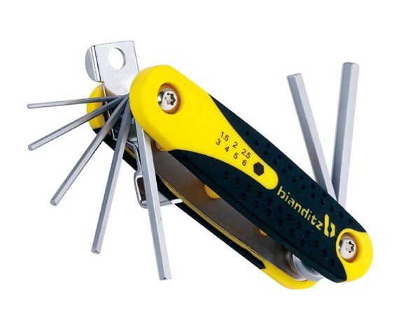 Set di chiavi esagonali pieghevoli Bianditz 7pcs 1,5-2-2,5-3-4-5-6mm