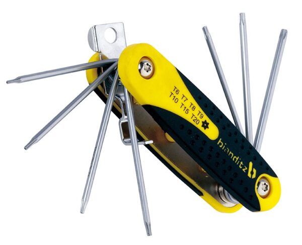 Set di chiavi TX a coltellino Bianditz 7pcs TX6-7-8-9-10-15-20mm