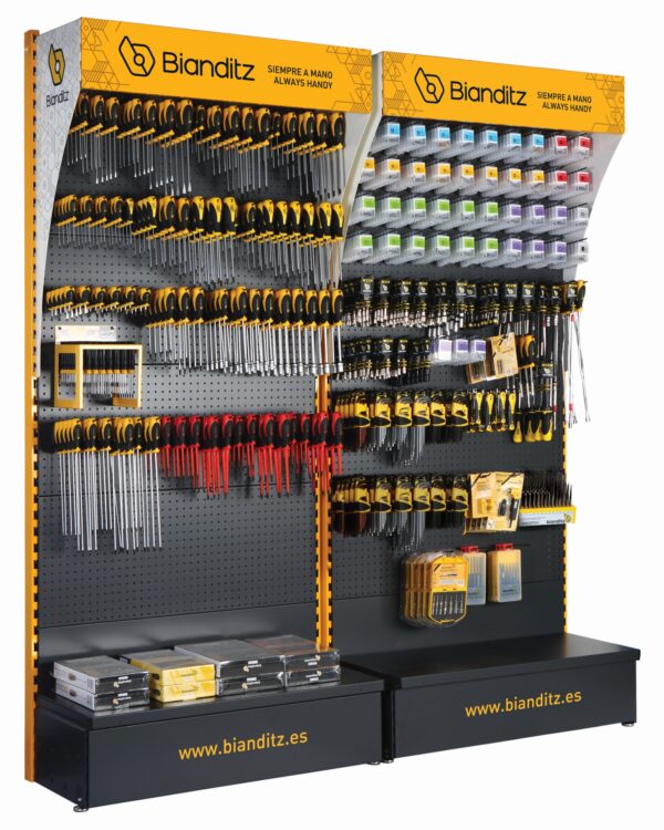 Espositore Bianditz professionale completo duo